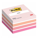 M&auml;rkmekuup 76x76mm POST-IT 2028P roosad pastelsed toonid 450 lehte