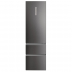 Haier 3D 60 Series 7, No Frost, 414 L, k&otilde;rgus 205 cm, tume roostevaba - K&uuml;lmik