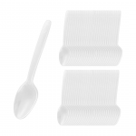 Kohvilusikad plastist 15cm 100tk pakis (korduvkasutatav)
