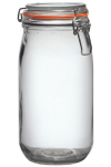 Klaaspurk/hoiupurk 1,5L hermeetiliselt suletav