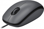 Logitech M100 Wired Mouse USB-A 1000 DPI, Black