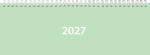 Lauakalender Classic plastkaaned pastelne roheline 00300/40421