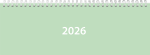 Lauakalender Classic plastkaaned pastelne roheline 00300/40421