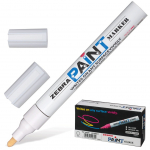 V&auml;rvimarker ZEBRA Paint (metall, klaas, plastik) 3mm valge
