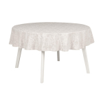 Laudlina PARTY pitsiga, D170cm, heledad lilled, 50% pol&uuml;ester, 50% puuvill, kangas 589