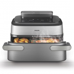 Philips 5000 Series, 9,5 L, 2750 W, aurufunktsioon, h&otilde;bedane/must - Kuuma&otilde;hufrit&uuml;&uuml;r