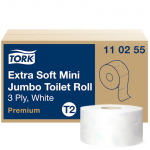 Tualettpaber 3-kihiline TORK Extra Soft Mini Jumbo Premium T2 120m (110255)