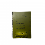 Kaustik spiraalk&ouml;ites A5 (210x148mm) ruuduline veekindel 50 lehte