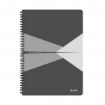 Kaustik spiraalk&ouml;ites A4 ruuduline kartongkaaned LEITZ Office 90 lehte hall EOL