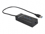IBOX IUH3FB HUB I-BOX USB 3.0 BLACK 4-PO