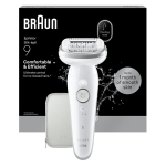 Braun Silk &eacute;pil 9, Wet & Dry, valge - Epilaator