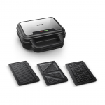 Tefal UltraCompact 3in1, hall/must - Vahvlimasin, V&otilde;ileivagrill & Panini Press