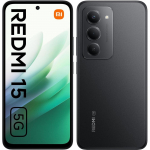 Xiaomi Redmi 15 5G, 4 GB, 128 GB, must - Nutitelefon