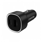 Canyon OnDrive 48, USB-A, USB-C, 48 W, must - Autolaadija