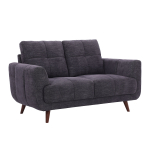 Diivan STEVE 2-kohaline 154x88xH90cm, tumehall