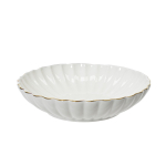 Taldrik SHELL D20xH4,5cm, portselan
