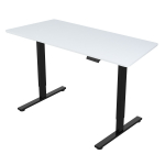 T&ouml;&ouml;laud ERGO FIT 1-motoriga 120x68xH71,5-116cm, valge/must