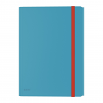 Plastmapp A4 kummiga lisataskuga LEITZ Cosy sinine