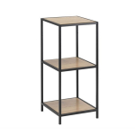 Riiul SEAFORD 35x37xH82,5cm, tamm, m&ouml;&ouml;bliplaat, metall