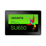 SSD ADATA SU650 512GB SATA 3.0 Write speed 450 MBytes/sec Read speed 520 MBytes/sec 2,5" TBW 140...