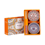 Komplekt BOHEMIA 2-kaussi ja s&ouml;&ouml;gipulgad, v&auml;rviline