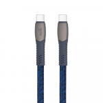 CABLE USB-C TO USB-C 1.2M/BLUE PS6105 BL12 RIVACASE