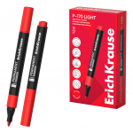 Permanentne marker ERICH KRAUSE P-170 Light 0.8-2.5mm koonilise otsaga punane