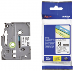 Kleepkirjalint/markeerimislint BROTHER TZE-221 9mm must valgel
