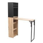 Baaririiul lauaga HANNES122(30)x44xH170cm, rustik melamiin