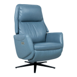 Tugitool DAMIANO elektriline recliner 72x84xH116cm, sinine nahk