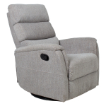 Tugitool BARCLAY manuaalne recliner, p&ouml;&ouml;rlev ja kiikuv, helehall