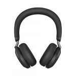 Jabra Evolve2 75 UC Link 380c Wireless Headset, Bluetooth, USB-C, Charging Stand, Black