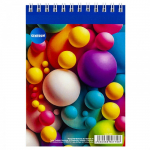 M&auml;rkmeplokk spiraalk&ouml;ites &uuml;levalt A6 CENTRUM ruuduline 60 lehte, assortii pildid