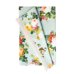 Linik SUMMER FLOWER pitsiga, 45x116 cm, lilleline, 20% pol&uuml;ester, 80% puuvill, kangas 429