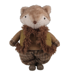 Dekoratsioon FAB ROBIN H37.5cm, rebane, roheline