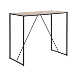 Baarilaud SEAFORD 120x60xH105cm, lauaplaat: lamineeritud kattega m&ouml;&ouml;bliplaat, v&auml;rvus: tamm, raam: must metall