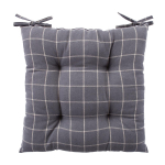 Toolipadi LINEN 40x40cm, hall ruut, 100% linane, kangas 120