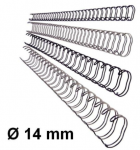 K&ouml;itespiraal 14mm metall 3:1 augustus valge