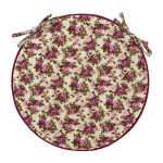 Toolikate LONETA NEW D38cm, paksus 2,5cm, lilla roos, 100% puuvill, kangas 477