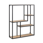 Seinariiul SEAFORD 75x20xH91cm, tamm, m&ouml;&ouml;bliplaat, metall