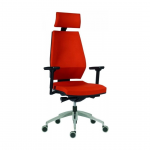 Arvutitool/kontoritool MOTION peatoega punane kangas