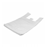 Kilekott s&auml;rksangadega 45+25x75cm valge 100tk