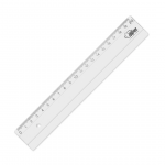 Joonlaud 20cm plastikust l&auml;bipaistev