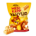 Vahvlid KALEV Mesik&auml;pp vanillimaitselise kreemiga 250g