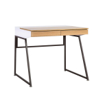 Kirjutuslaud STUDY 90x60xH76cm, tamm, melamiinplaat, metall