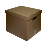 Arhiivikast kaanega 360x290x350mm pruun SMLT