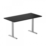 Adjustable Height Table Up Up Bjorn Gray, Table top M Black