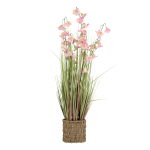 Kunstlill IN GARDEN H87cm, lilla kelluke, rohuk&otilde;rred potis