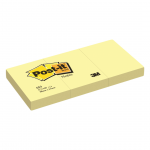 M&auml;rkmepaber 38x51mm POST-IT 653 kollane 3x100 lehte