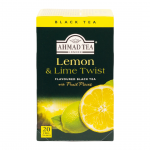 Must tee AHMAD Lemon & Lime Twist 20tk &uuml;mbrikus